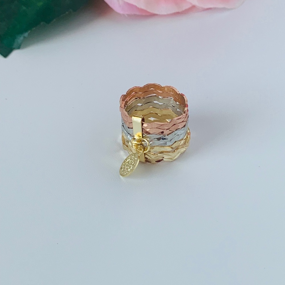 Gold plated ring